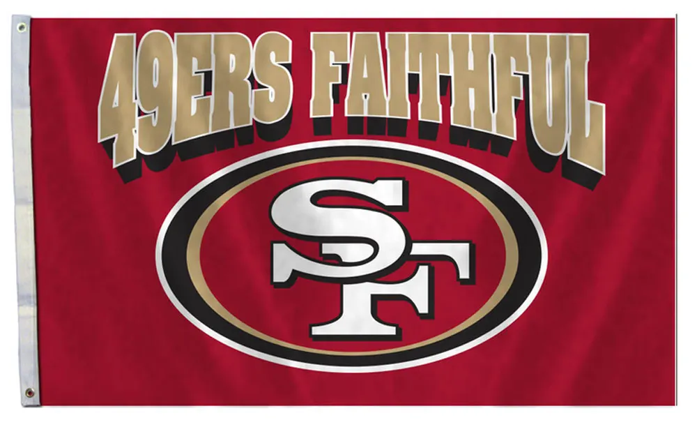 San Francisco 49ers Football Flag Welcome to 49ers Country 90x150cm 3x5ft  Banner