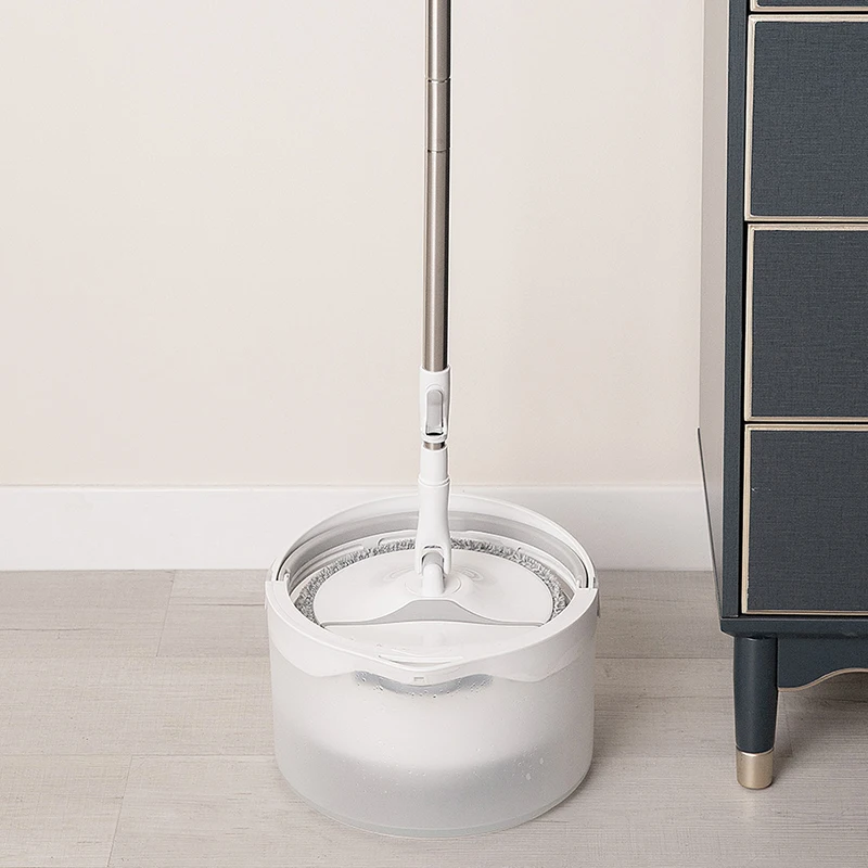 360 Rotation Microfiber Lazy Spin Mop Bucket Set Dirty Clean Water Separation Bucket