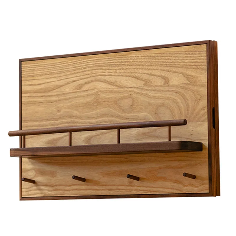 Wooden Electricity Meter Box Custom Wood Shelf Modular Display Cover Home Decoration Building