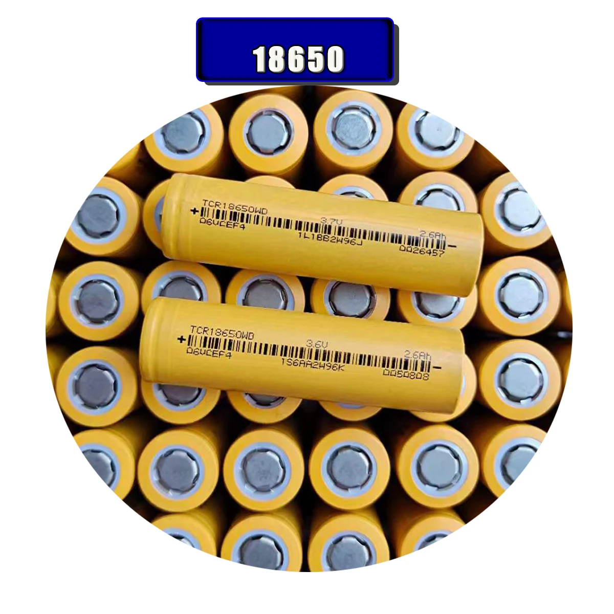 Original Brand New 8c Discharge Rate 2500mah 2600mah 18650 Lithium Battery 3.6v Ncm Rechargeable