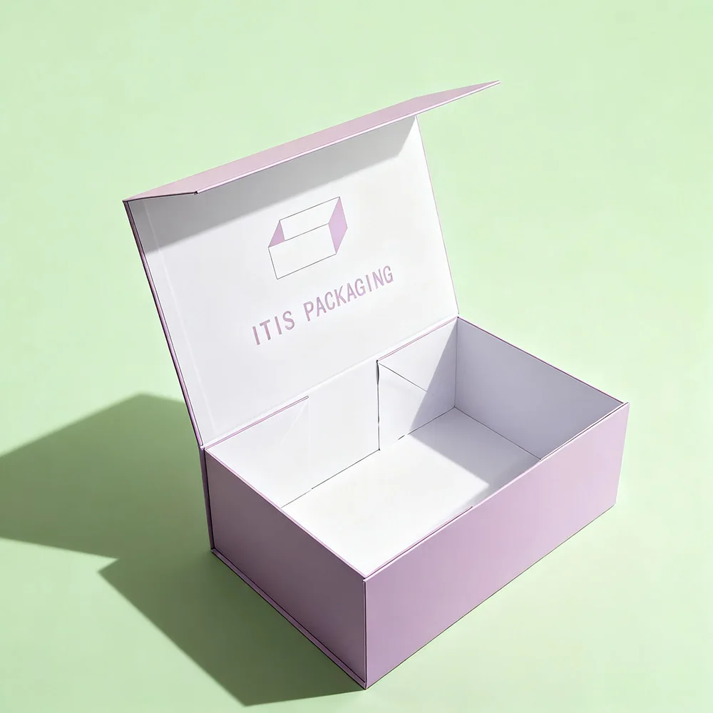 Luxury Kids Socks Gift Box | Custom Eco-Friendly Magnetic Folding Case | Recycled Paperboard Packaging with Embossed Designs