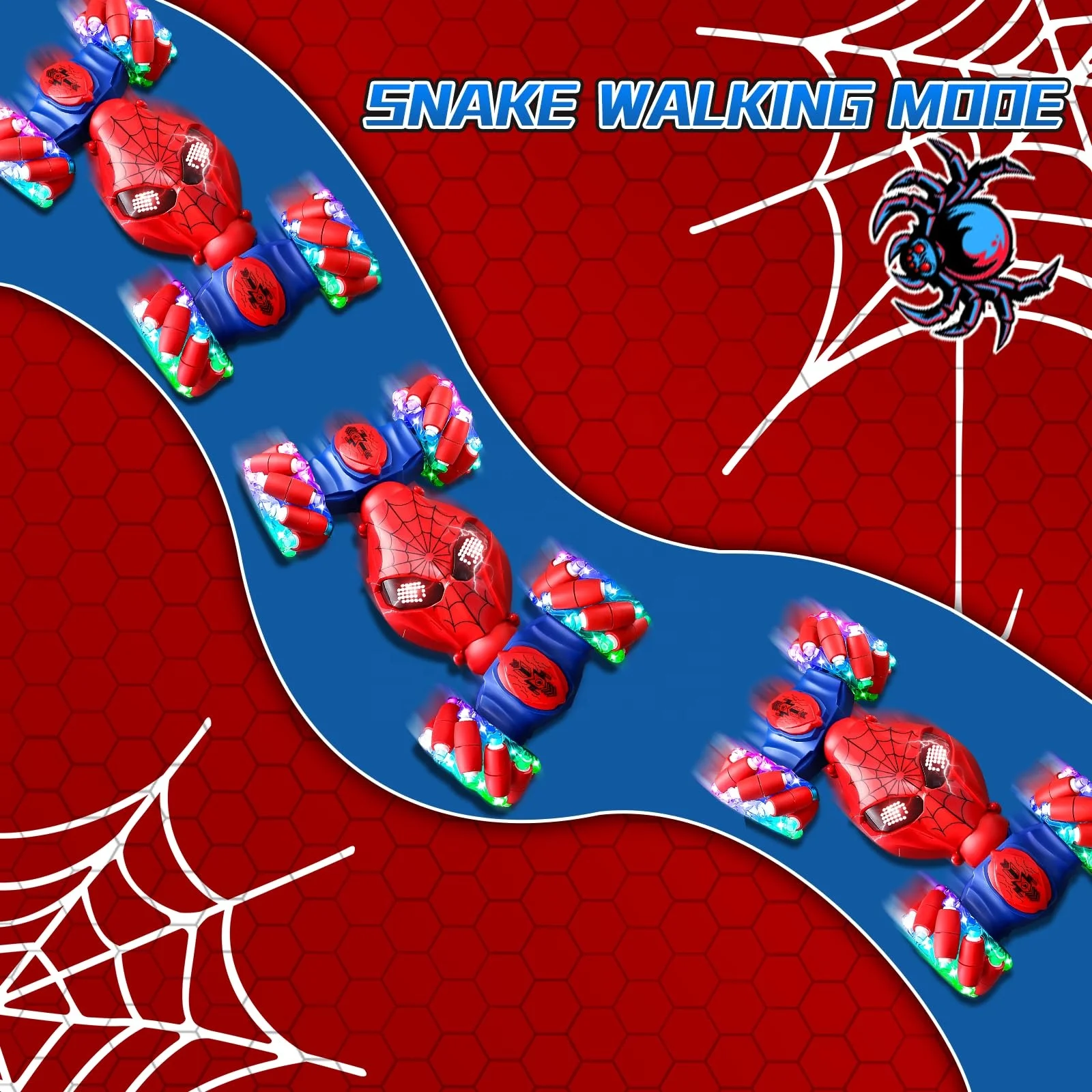 Innovative Trends 2024 Hand Control 4WD Drift Remote Control Car Off Road Gesture Sensing Spider Stunt Car Rc Cars With Light