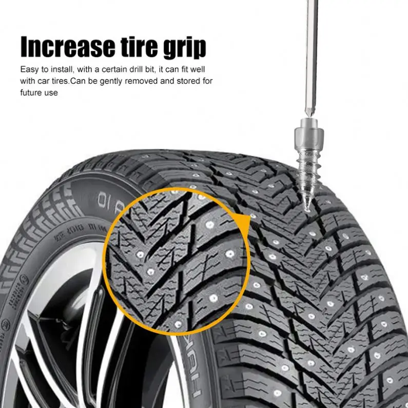 Шипы для автомобильных шин противоскользящие гвозди для винтов для авто мотоцикла велосипеда грузовика шипы для внедорожников против льда шипы для снежной обуви