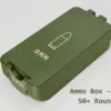 Caja de munición de 9 mm-50 cartuchos.