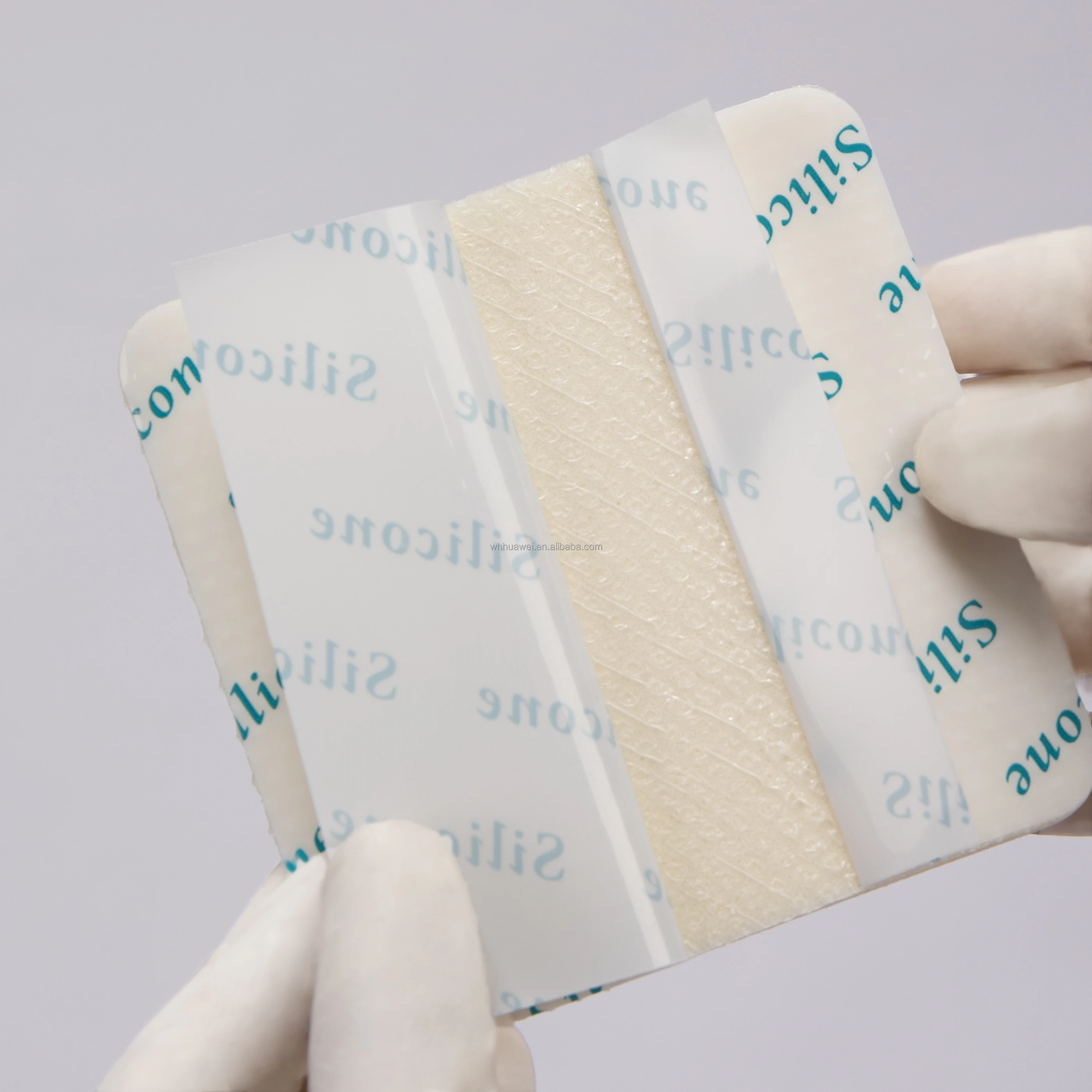 Medical Relief Pain Burn Wound Care Silicone Adhesive Polyurethane Foam