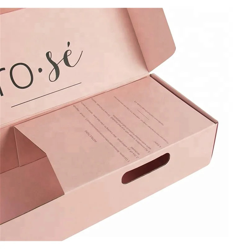 Luxury Corrugated Cardboard Rose Long Flower Boxes With Insert Love