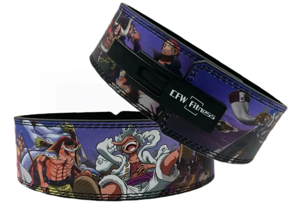 2023 New Arrivals Custom 10mm 13mm Leather Anime Belt Gym Weightlifting