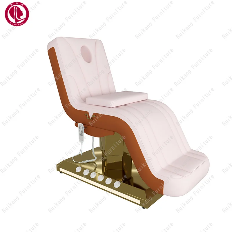 Hydraulic Custom Modern Luxury Salon Furniture Curved Beauty Salon Electric Tattoo Bed Spa 6921