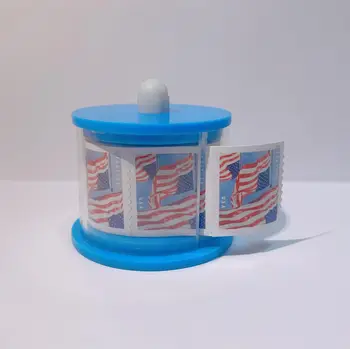 New  Design US Forever Stamps Dispenser  Roll  of 100 US Flag Stamp Convenient and Stylish