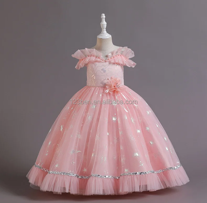 Baby Girl Wedding Dress 2022 Kid Dresses Korean Style New Frock Design