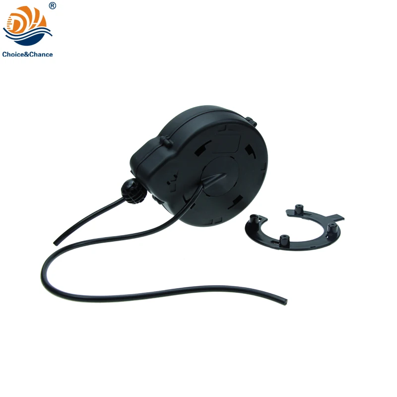 dyh-1606 2g * 0.75mm2 enrollador de cable de extensión de alimentación  eléctrica retráctil automática