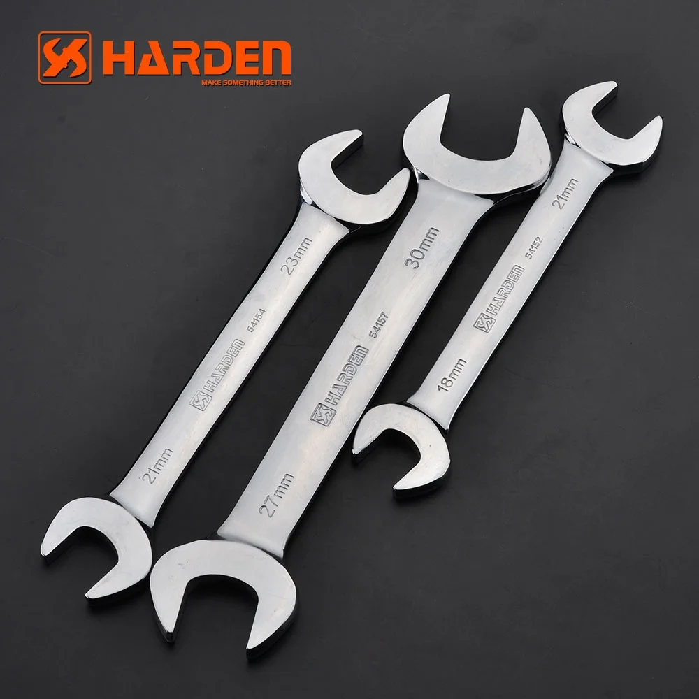 HARDEN Professional Tool Chrome Vanadium Auto Repairing Universal Double Open End Wrench Set
