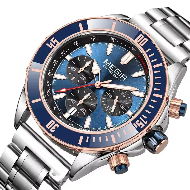 MEGIR Men's Sports Quartz Watch High Quality Functional