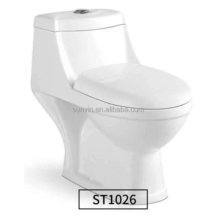 sanitary ware ceramic modern washdown one piece toilet