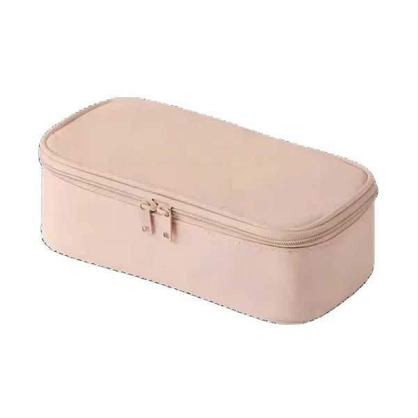 Customizable Portable Nonwoven Water Toiletry Bag Travel Cosmetic Bag Multifunctional Female Brush Cosmetic Bag