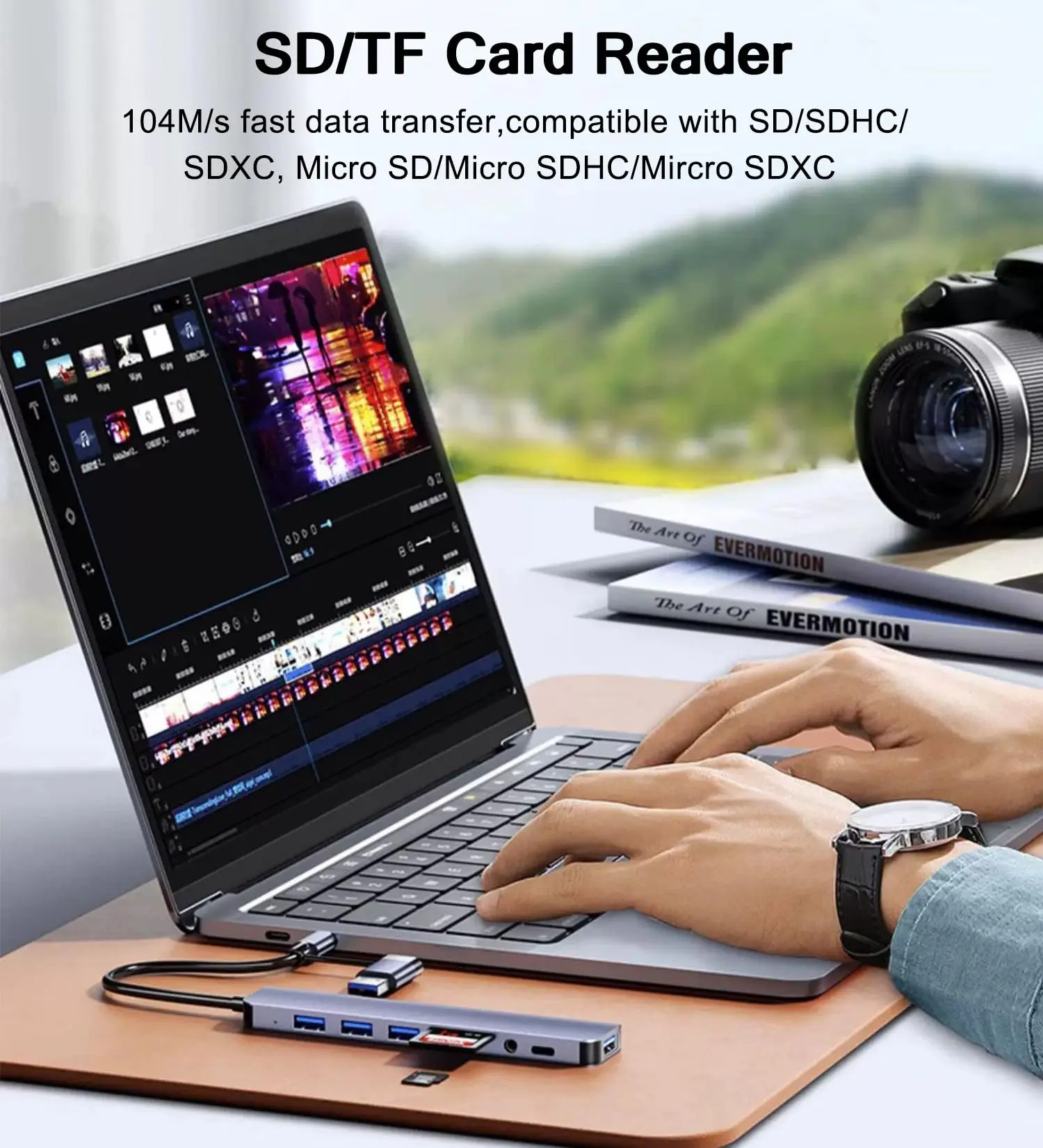 8-in-1 Dual-Head Multi-Port Cable Hub - Image 9