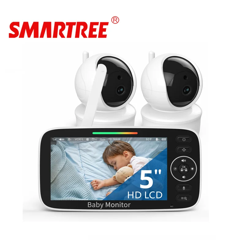 promotion 5 inch HD hot selling cheap good quality smartree baby monitor with factory price
