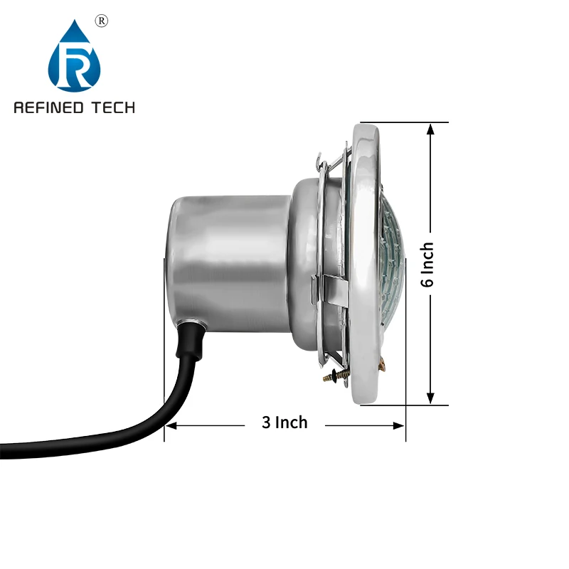 Refined 120v 6w Pool and Spa Use Color Changing Led Pool Spa Light E26/e27 Replacement Bulb for Pentair Hayward Spa Fixture