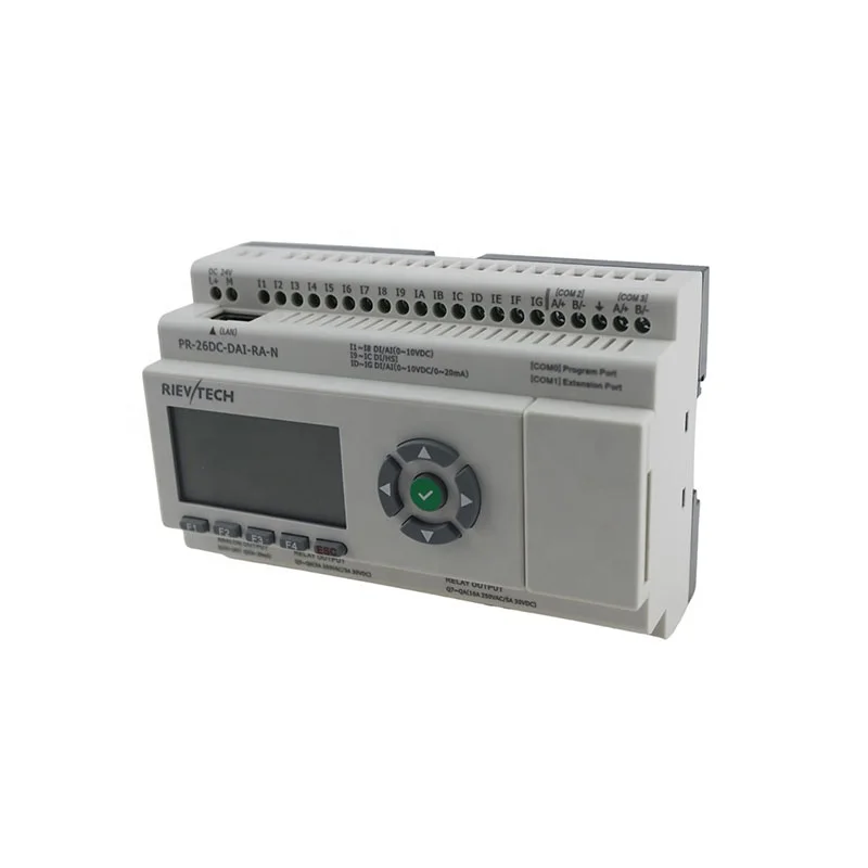 Rievtech  Ethernet Pr-26DC-DAI-RA-N  Industry   4.0 Controller Programmable  Relay  Miro PLC