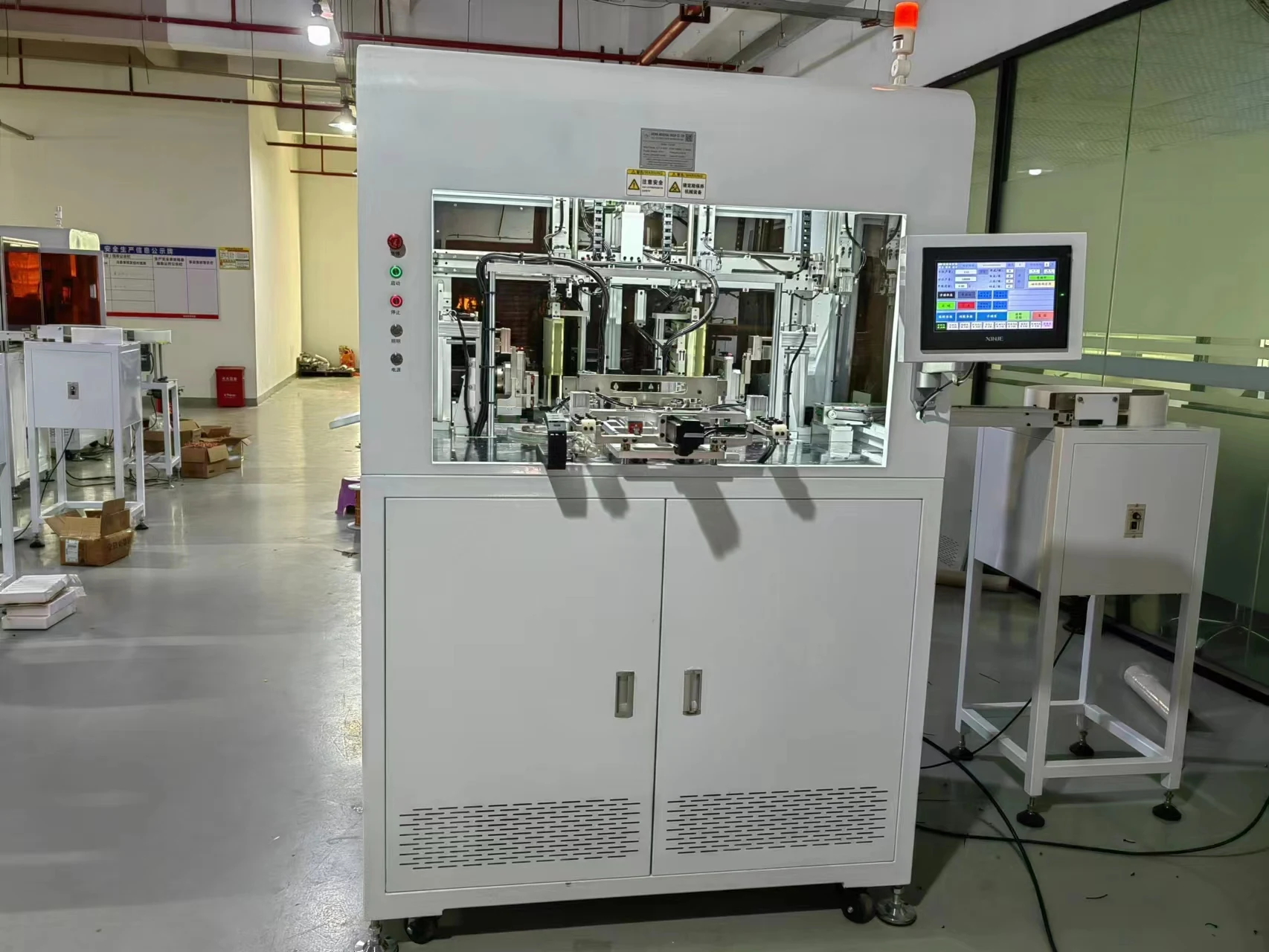 Fully Auto  PLC Hook  Toroidal Transformer Core Winding Machine for Silicon Steel Toroid Transformer Ferrite Magnet Core Green
