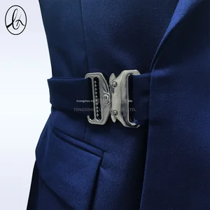 European American Style Men's Business Casual Two-Piece Outerwear Set for Groom Groomsman Banquets & Formal Events