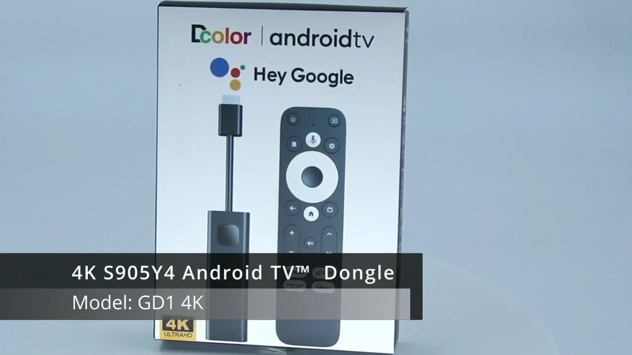 Junuo Gd1 Android Tv 11 Google Assistant Dual Wifi 5g Mini 4k Nflx ...