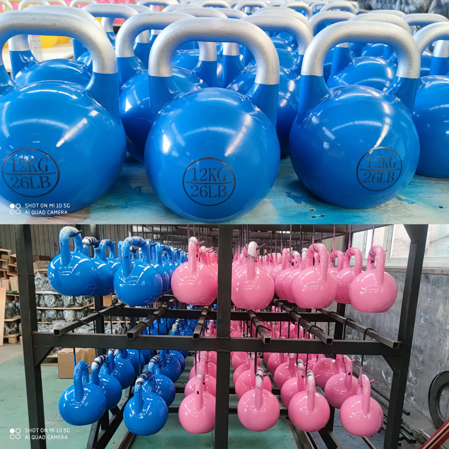Tellus Strength Training Weight Lifting Kettlebells Color Steel