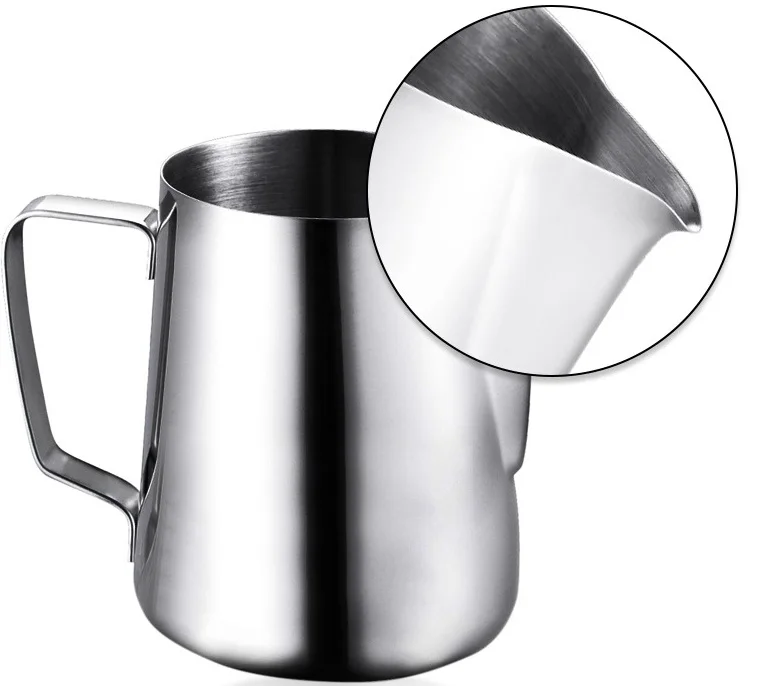 Milk Frothing Pitcher 900ml/30oz Milk Frother Steamer Cup Stainless Steel  Espresso Coffee Milk Frothing Cup Coffee Milk Cup Large Milk Pitcher  Frother