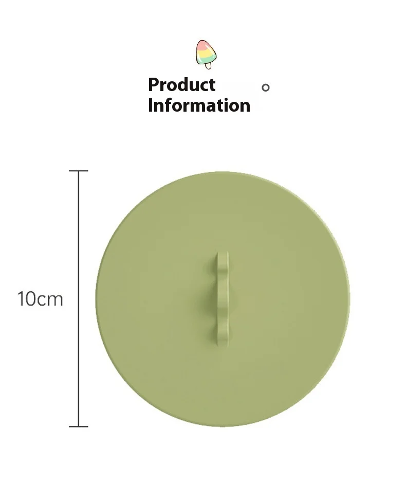 Creative Silicone Cup Cover Water and Tea Cup Dust Mug with Ceramic Manufactured Drinkware details