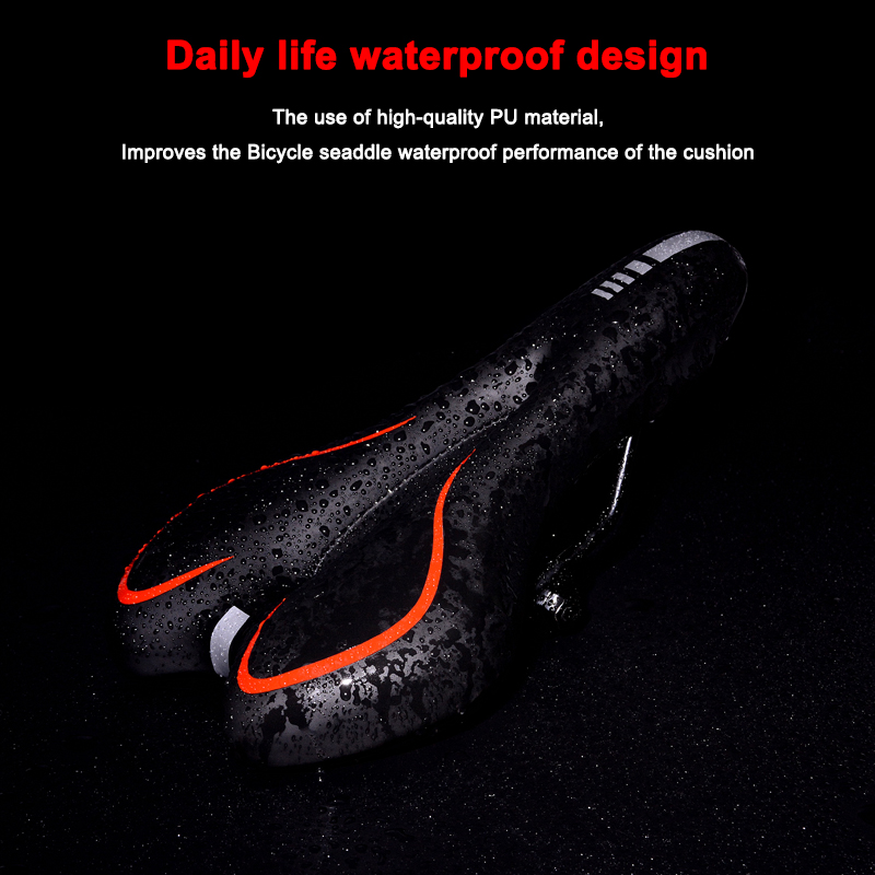 Bike Leather Saddle Professional Road Mountain MTB Gel Bicycle Seat Saddle