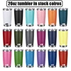 Colores de vaso térmico de 20 oz
