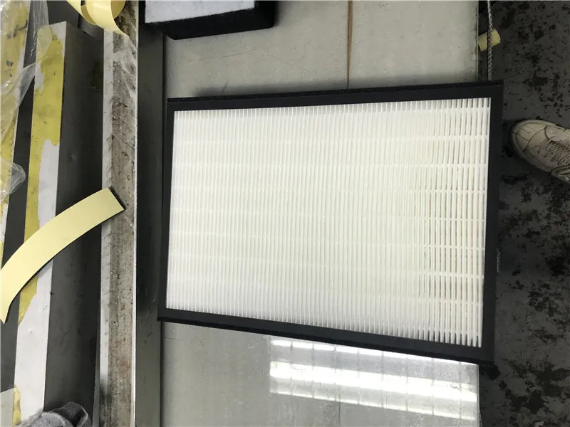 Customized H13 MERV 17 18 HEPA Activated Carbon Charcoal  Industrial air Ventila Tor Filter with Foam and Paper Frame