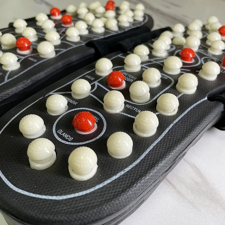 Лидер продаж 2022, тапочки для женщин, домашние массажные тапочки для иглоукалывания шиацу