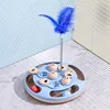 Cat Ping Pong Food Bowl (Blue with Cat Tweeter)