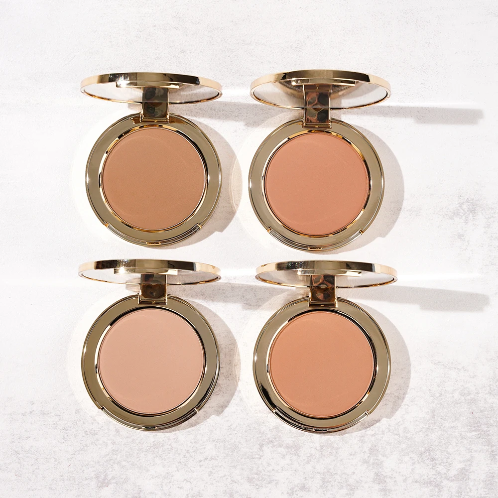 OEM&ODM High Quality Custom Logo Bronzer Powder Makeup Waterproof Vegan Gold Packaging Contour Concealer Face Body Bronzer