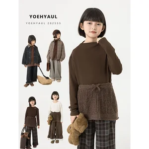 YOEHYAUL CD1899 4-14T Wool Big Girl Hips Decoration Child Kids Teenager Belts for Girls