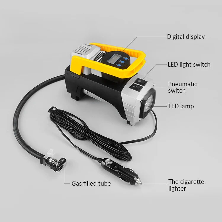Vending 12V Tire Inflator Pump Car Oasser Air Compressor Portable Air Electric Ball Pump Portable Tire Inflator