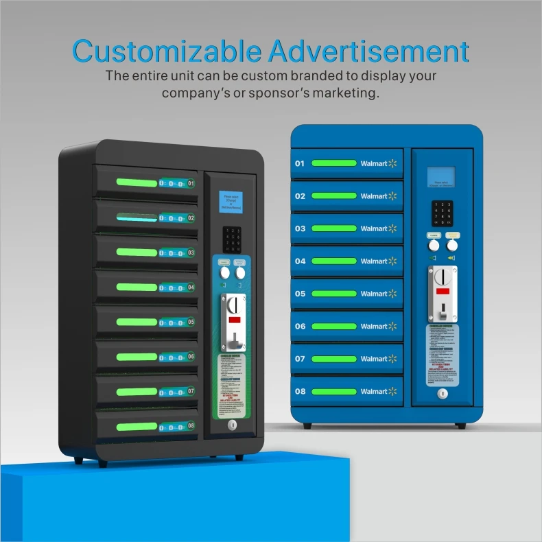2025 Best Seller Coin-Operated Fast Charging Power Station Safes Dropshipping Product for Multi-Grid Phone Charging