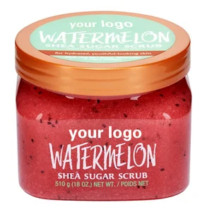 Wholesale Private Label Sugar Body Scrub Exfoliating Whitening Body Scrub Fruit Body Scrub