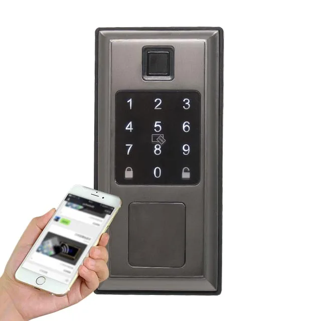 digital lock two side finger print