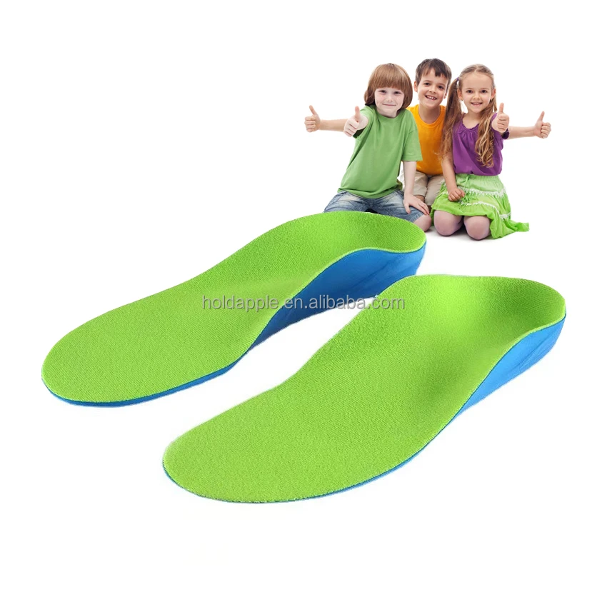 Kids Orthotic Arch Support Shoe Insoles Children Pu Cushioning Inserts