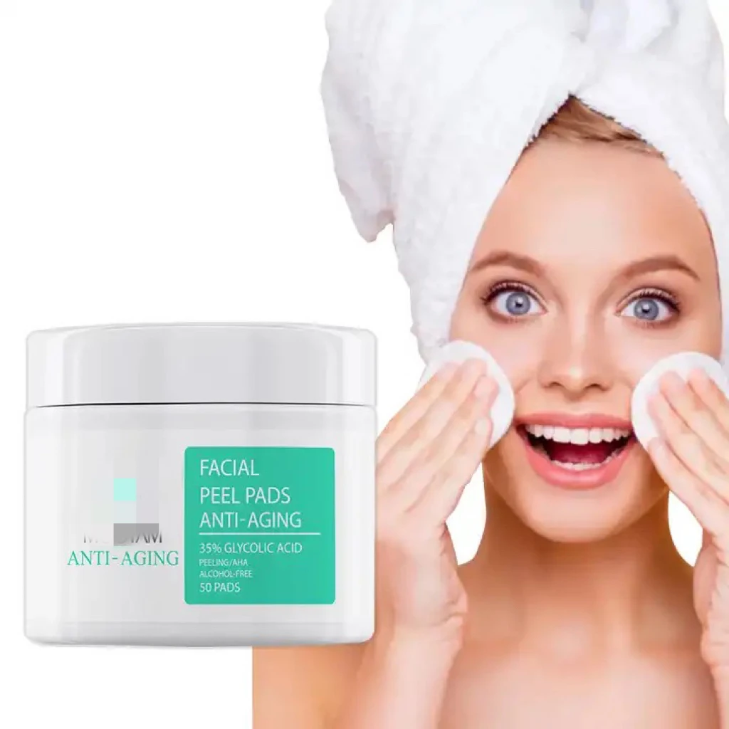 Private Label 2 Salicylic Acid Anti Acne Face Exfoliating Peel Wipes