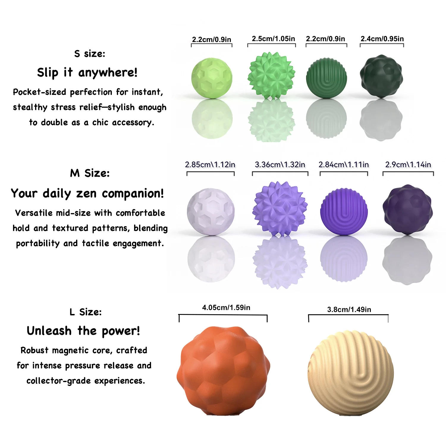Magnetic Balls Fidget Toy,EDC Anti Stress Relief Toys Antistress Anxiety Sensory Silicone Magnet Ball for Adult Kids Autism ADHD