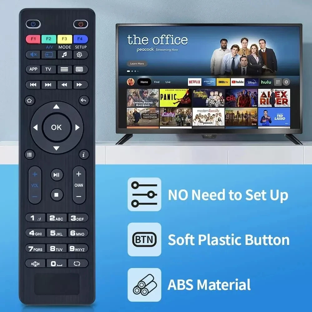 Replacement Custom for Bluetooth ABS Infrared Remote Control Set Top Box Features for Mag 250 275 IPTV TV Boxes New for Mag 250