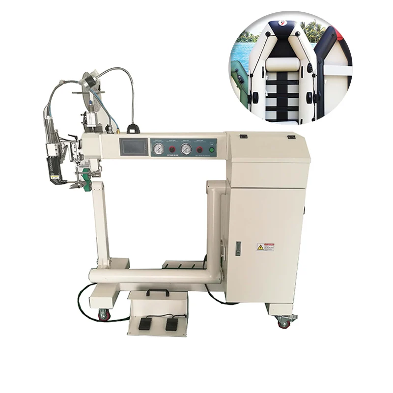 PVC Fabric Hot Air Welding Machine for Double Flap Keder
