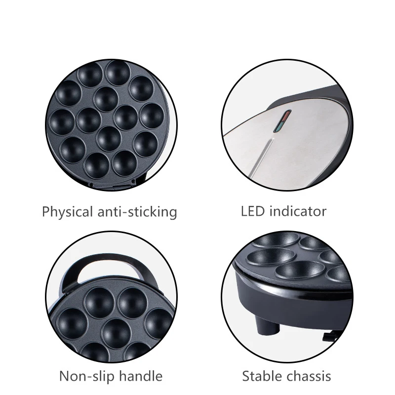 750w Nonstick Baking Plates Electric 14 Cake Pop Capacity Cake Pop Maker for Kids