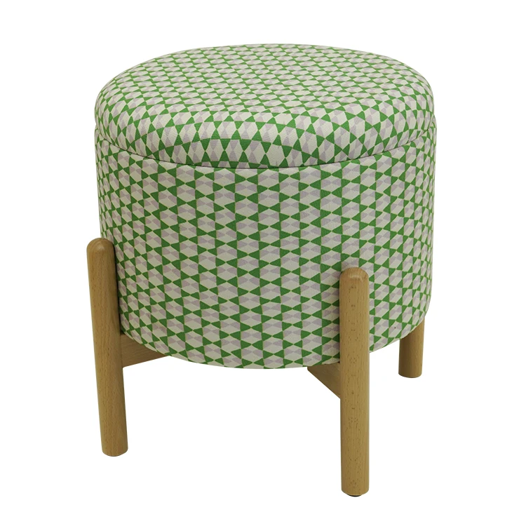 Customized Storage Ottoman Stool for Living Room Modern Inside Furniture