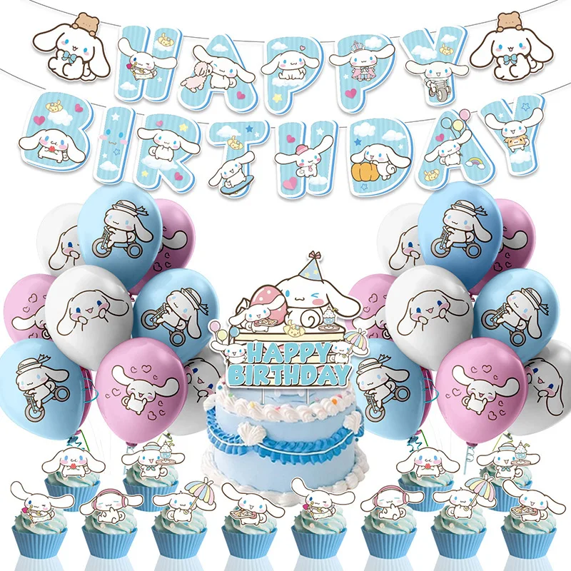 Newstar-sanrio Cute Cartoon Birthday Party Supplies Kids Birthday Party ...