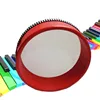 Tamburello rosso da 10 pollici con diametro di 25 cm