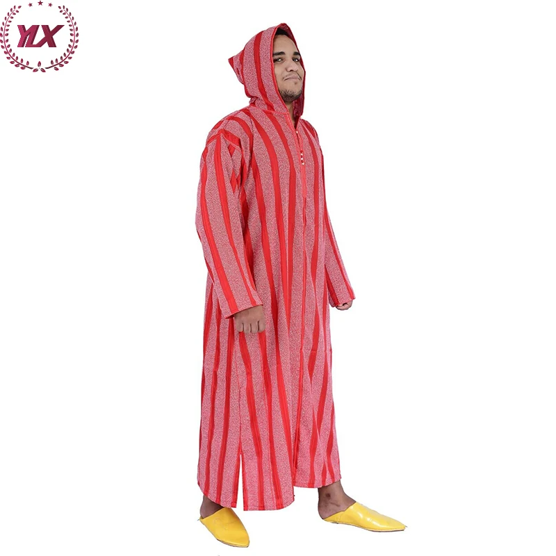 Kaftan Musulman Style Marocain à Capuche – Tissu Brillant Grossiste Turquie